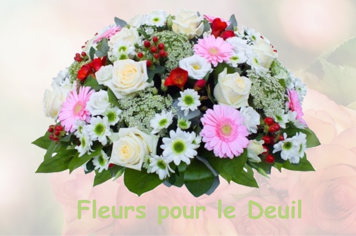 fleurs deuil DOULEVANT-LE-PETIT
